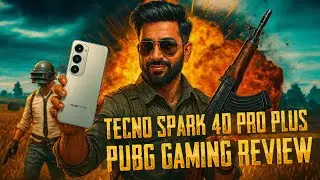 Tecno Spark 40 Pro Plus PUBG Gaming Test | 90 FPS Handcam Review, Livik & TDMGameplay (Helio G200)
