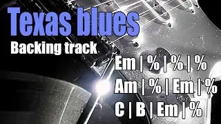 Texas Blues Backing Track in E minor