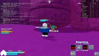 fighting against a bacon i almost lost but i won in underground test place in roblox