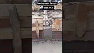 Development Length of Beam in Hindi ।। #construction #column #civilengineering