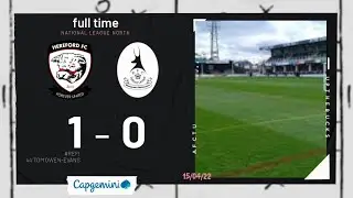 Paul Carden: Post-Match Interview vs Hereford FC 15-04-2022