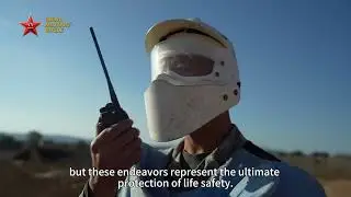 Chinese Peacekeepers Conduct Demining Operations along Blue Line Separating Lebanon, Israel