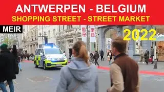 ✅ MEIR ANTWERPEN / ANVERS - SHOPPING STREET / MARKET - BELGIQUE / BELGIE / BELGIUM EUROPE