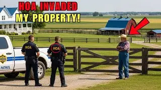 HOA Sends HOA Patrol To My Farm   I'm NOT Part Of Your Association! Get Off My Land!