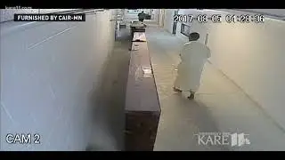 Newly released video shows moment of blast at Bloomington mosque