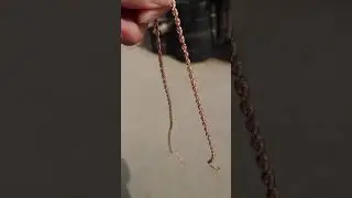 4mm Rose Gold Jacoje Rope Chain.