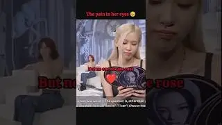 The pain in her eyes 🥺 #blackpink #ros&eacute; #kpop #sad #emotional