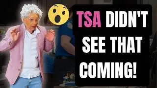 Агент TSA получает большой сюрприз...😍🥰😎🤩