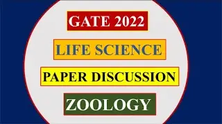 GATE XL 2022 - ZOOLOGY PAPER DISCUSSION | PYQ | SK Sir
