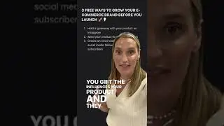 3 FREE Ways to Grow Your Ecommerce Brand Pre-Launch | Gretta Van Riel