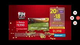 Fin irresistible Walmart comercial Smart tv Samsung 4k 2022 55 cm