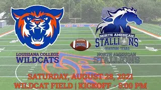 Cat Clips | FB | North American Stallions 42, Louisiana College Wildcats 41 | August 28, 2021