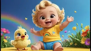 Tiny Chick Peck Peck Fun | Playful Kids Song | Cute Chick Adventure Rhyme