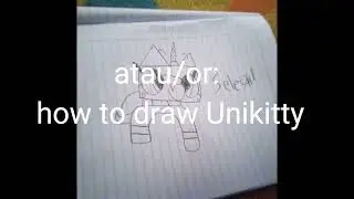 Cara menggambar Unikitty/ How to draw Unikitty