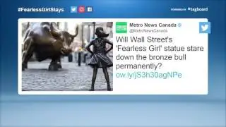'Fearless Girl' to stay on Wall Street