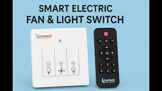 Smart Electric Fan & Light Switch | Full Review & Setup Guide || New Technical Tips 24