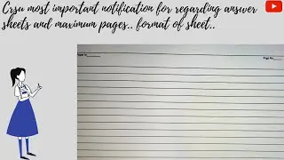 crsu online exam//how to fill answer sheets and upload //maximum pages used/important instructions.