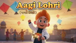 ਆਗੀ ਲੋਹੜੀ | Lohri Special 3D Animation | Punjabi Kids Rhyme | Lohri Song for Children 