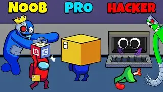 NOOB vs PRO vs HACKER - Survivor In Rainbow Monster