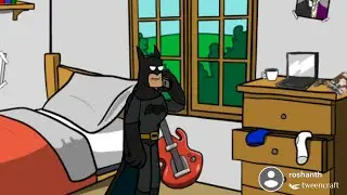 Batman vs dead pool ANIMATED (phone fight,😂 )part1| kumari toonz