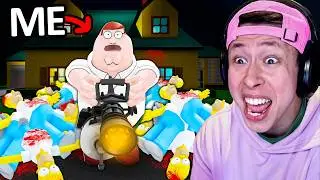 Abusing PAY 2 WIN in Roblox's DUMBEST Game (PETER vs HOMER)