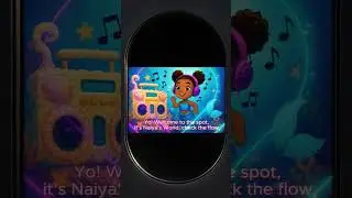 🎶 Naiya&rsquo;s World Intro | Catchy Mermaid Song for Kids! 🧜🏽&zwj;♀️🎧 #shorts  #naiyasworlds