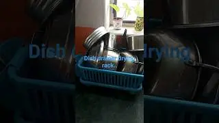 Dish drainer drying rack review #thilagaorganicgardening #dishrack