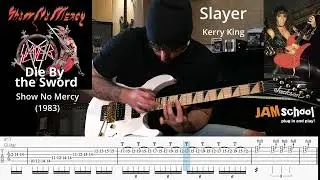Slayer Die By the Sword Guitar Solo with TAB