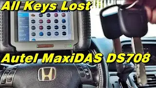 Программирование всех утерянных ключей с помощью Autel MaxiDAS DS708