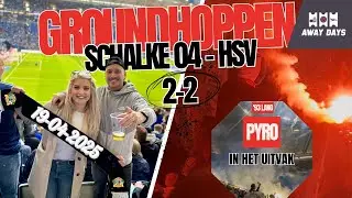 Schalke 04 &ndash; HSV: Fakkels, Pyro en van Wonderen kondigt afscheid aan | Groundhop met Away-Days.nl