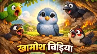 खामोश चिड़िया 🕊️ | चुप रहने की ताक़त | Moral Story for Kids | Neelu Story @Devhindistory-k4j 