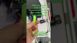 2025 New launch CTO-10-8P pre terminated with sc drop cable patch cord for FTTx network #ftth #fttx