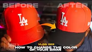 HOW TO CUSTOMIZE YOUR FITTED HAT | CHANGE BRIM COLOR