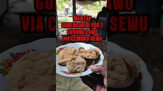 gorengan di pos 2 gunung lawu via cemoro sewu
