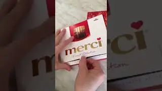 обзор на конфеты merci😍 #актив #рекомендации #конфеты #merci #шоколад