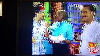 Enrique Guart y Yuraima Blanco despidiendo Kasaloka por Televen.
