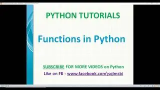Python Tutorials | Functions in Python | python create function examples