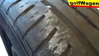looks tire after 100.000 km TREADWEAR 280 /6 years/ vs NEW tire