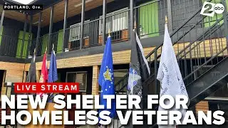 Multnomah Co. unveils 24/7 shelter for Portland veterans seeking stability, housing on Veterans Day