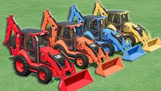 Work with Colors - GRASS MOVING & FEEDING with Mini Tractors | Farming Simulator 22