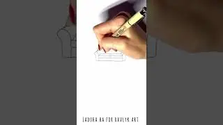 🛋️ Рисуем уютный жёлтый диван 🖍️ Пошаговое рисование мебели 🏠 #шорты #рисунок #RavlykArt