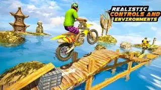 GT Mega Ramp Stunt Bike Games - Gameplay Android/IOS || Bike Stunt Games