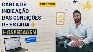Carta de Intenção de Estada para o Visto de Trabalho + Reserva de Hotel com Cancelamento Grátis