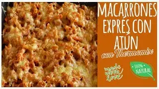 Macarrones exprés de atún con Thermomix