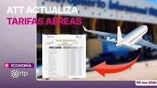 ATT fija nuevas tarifas aéreas