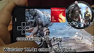 God Of War 4 Ragnarok Iqoo 13 SD 8Elite  720P 30+ fps No lag issues Winlator Full setting Setup
