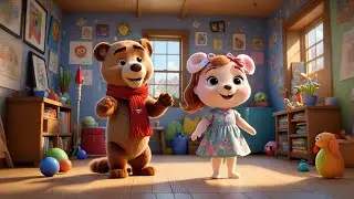 Five Teddies Build a Rocket Ship | Space Song for Kids | Counting and Imagination Rhyme