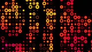 10-Hour Vibrant Glowing Circles Wallpaper - Colorful Abstract Screensaver - Neon Background
