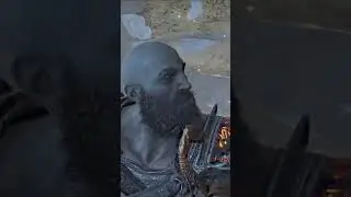 Mimir calls Kratos Cracked and Kratos Smiles ~ God of war⚔️