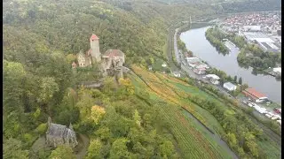 Oktober in Hassmersheim - Burg Hornberg